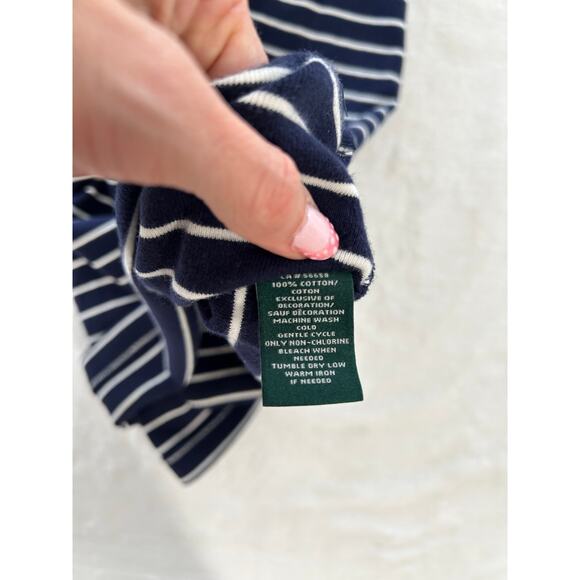 Lauren Ralph Lauren Striped Nautical Tshirt Dress Small - Picture 6 of 10
